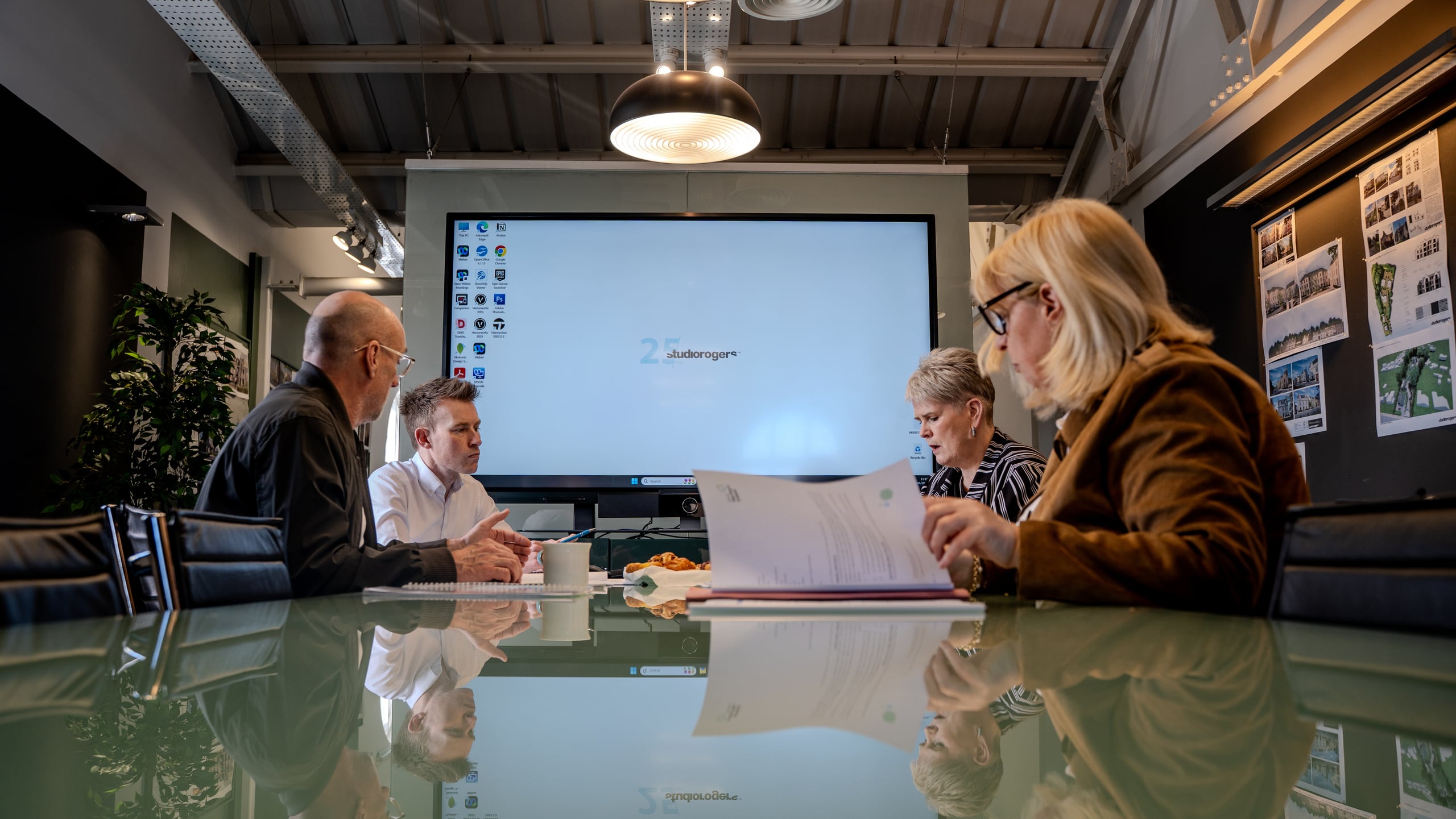 Studio Rogers board meeting